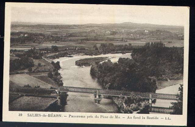Panorama de la Pene de Mu - Salies-de-Béarn