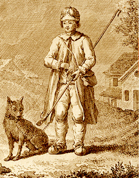 Berger et son chien