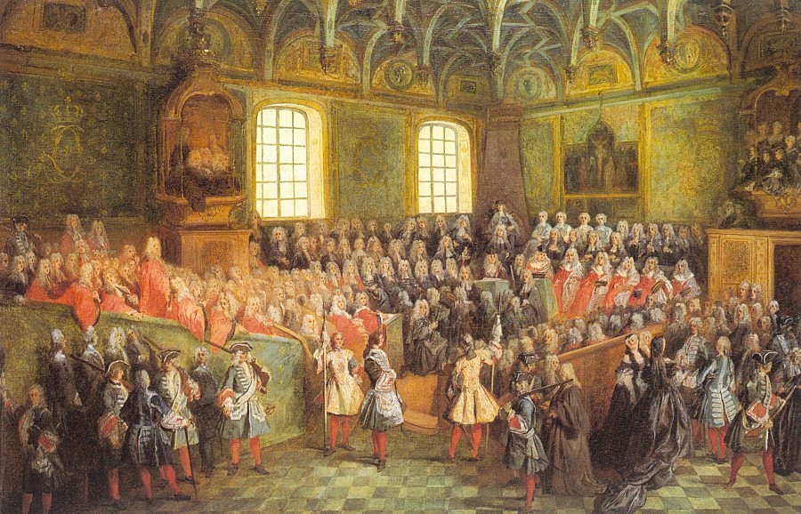 Le Siège de Justice Au Parlement de Paris - Nicolas Lancret - 1724